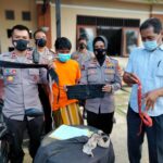 Peria Kebal Asal Pringgarata Ditangkap Polisi Karena Mencuri Sepeda Motor Yang Dilengkapi GPS di Mataram
