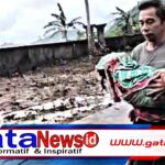Dua Orang Meninggal Dunia, Polsek Sekotong Sambangi TKP Banjir di Desa Buwun Mas