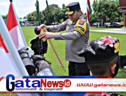 Tradisi Pembaretan Bintara Remaja Ditsamapta Polda NTB Resmi Ditutup