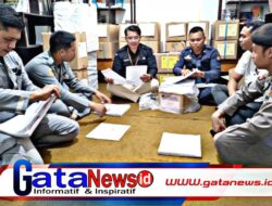 Subsatgas PAM Kantor KPU Lakukan Monitoring Penyortiran Surat Suara PSU