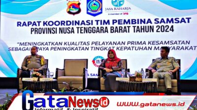 Hadiri Rakor Samsat, Dirlantas Polda NTB : Pelayanan Prima, Genjot Kepatuhan Masyarakat