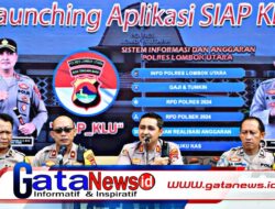 Junjung Transparansi Anggaran, Polres Lombok Utara Launching Aplikasi SIAP KLU 