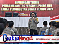 Sebanyak 780 Personel Polda NTB Ikuti Bimtek Pengamanan TPS Pemilu 2024