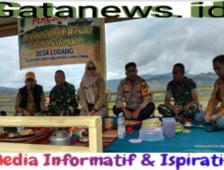 Kapolres Luwu Utara Hadiri Peresmian Pembangunan Objek Wisata Desa Lodang Kecamatan Seko