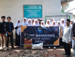 Front Mahasiswa Lombok Barat Berbagi, Berbakti di Tengah Kesulitan Masyarakat