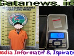 Sat Resnarkoba Polres Luwu Utara Kembali Menangkap Pelaku Narkotika Jenis Sabu
