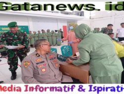 Hut Persit Kartika Chandra Kirana Ke 78, Sie Dokkes Polres Luwu Utara  ikut Donor Darah