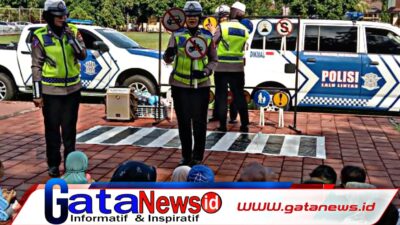 Kenalkan Disiplin Berlalulintas Sejak Dini, Ditlantas Polda NTB Gelar Sosialisasi Dikmas
