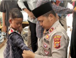 Melalui Program Geubibu Ipda Irvan Kembali Jemput 24 Anak Yatim di Pedalaman Aceh Utara Beli Baju Lebaran