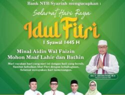 Bank NTB Syariah Mengucapkan Selamat Hari Raya Idul Fitri 1445 H