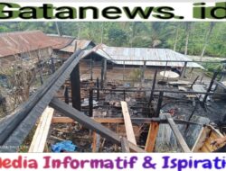 Kebakaran Menghanguskan Dua Rumah Warga Desa Hoyane, Luwu Utara