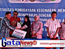 Perpusnas Salurkan Ribuan Bahan Bacaan Bermutu kepada 5 Perpustakaan Desa dan 5 Taman Bacaan di Lombok Utara