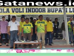 Kapolres Luwu Utara Hadiri Pembukaan Open Tournament Bola Voli Indoor Putra/Putri Bupati Cup VI Tahun 2024