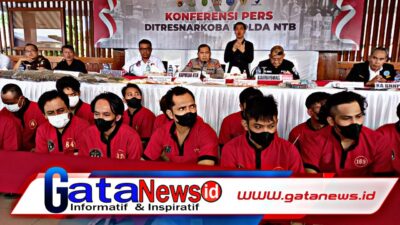 Ditresnarkoba Polda NTB Ungkap 17 Kasus Penyalahgunaan Narkotika dengan 24 Tersangka