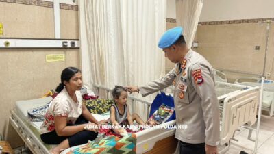 Kabid Propam Polda NTB Sambangi RSUD Kota Mataram