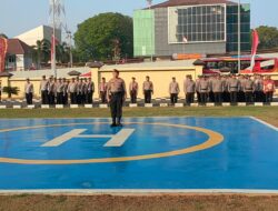 Polda Sumsel Melaksanakan Gladi Bersih Upacara Peringatan Haornas Ke-41