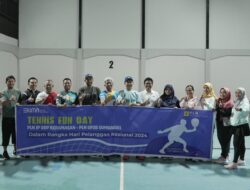 Rayakan Harpelnas 2024, PLN Indonesia Power UBP Keramasan Gelar Tennis Fun Day Bersama Pelanggan