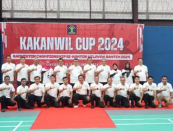 Turnamen Kakanwil Cup Badminton Championship Tahun 2024 Digelar di Lapas Kelas I Tangerang, Ini Kata Irjen Kemenkumham RI