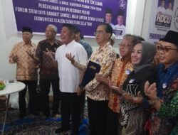 Pengukuhan dan Peresmian Posko Forum Sriwijaya Bangkit Sumsel Maju Untuk Semua Dan KSSS Calon Gubernur Sumsel Herman Deru Sampaikan Hal Ini