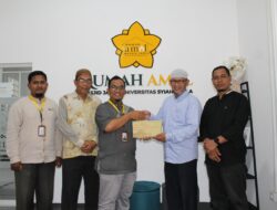 Pengawas Sekolah Dinas Pendidikan Aceh Salurkan Donasi Palestina Melalui Rumah Amal Masjid Usk