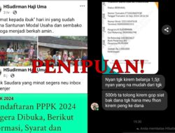 Kembali Beredar Penipuan di Sosial Media Mengatasnamakan Dirinya, Haji Uma: Ini Penipuan 