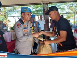 Bid Propam dan Brimob Polda NTB Gelar Cooling System ke Komunitas Ojol