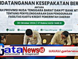 Bank NTB Syariah Lakukan MoU KKPD Bersama Pemprov NTB