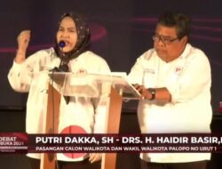 Debat kandidat Kota palopo, Putri dakka – Haidir Basir Tampil kompak jawab semua pertanyaan