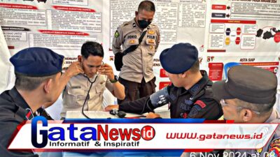 Pastikan Personel Prima Selama Pilkada, Polda NTB Beri Pelayanan Kesehatan 