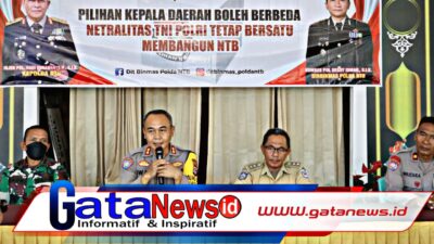 Gencar Laksanakan Cooling System, Tim Polda NTB Sisir Kota Mataram