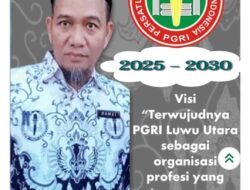 Ismaruddin terpilih jadi Ketua PGRI Lutra Periode 2025-2030