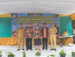 Natal dan Ucapan Syukur Masa Purnabakti Kepala UPT SMPN Satap 2 Bittuang Penuh Rasa Haru