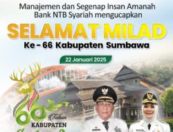 Bank NTB Syariah Mengucapkan Selamat Milad ke 66 Kabupaten Sumbawa
