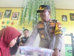 TINJAU UJI COBA PEMBAGIAN MAKAN BERGIZI GRATIS, KAPOLRES LUWU UTARA APRESIASI INISIATIF APDESI