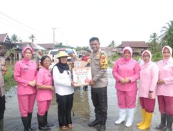 KAPOLRES LUWU UTARA LANGSUNG TINJAU TITIK BANJIR MALANGKE