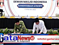 Teken MoU dengan DMI, Menteri Nusron Berkomitmen Tuntaskan Sertipikasi Tanah Wakaf dalam Lima Tahun