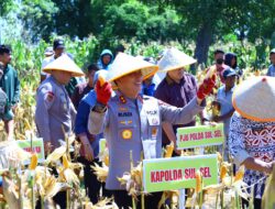 Panen Raya Jagung Serentak Kuartal II 2025 Digelar di Takalar, Kapolda Sulsel Pimpin Langsung Kegiatan