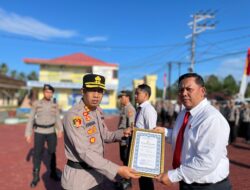 KAPOLRES LUWU UTARA BERI PENGHARGAAN UNTUK 11 PERSONIL YANG BERPRESTASI
