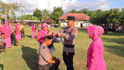 35 Personil Polres Lotara Naik Pangkat Jelang Hari Bhayangkara Ke-79