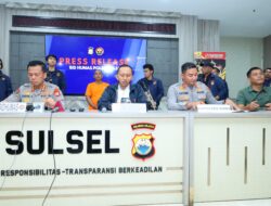 Polda Sulsel Gelar Press Release Kasus Penganiayaan Berat Di Kab. Gowa, Pelaku Gunakan Senapan Angin
