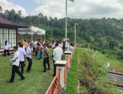 Polsek Gunungsari Pastikan Keamanan Kunker Menteri PU di Bendungan Meninting