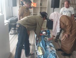 Respon Cepat, Polsek Rongkong Bantu Evakuasi Korban Laka di Seko ke RS Masamba via Udara