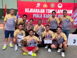 Tim Tenis Lapangan Polda Sulsel Raih Dua Gelar di Kejuaraan Kapolri Cup 2025