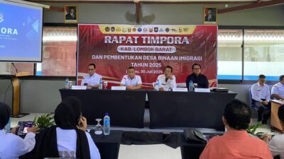 Imigrasi Mataram Bentuk Desa Binaan dan Perkuat Sinergi TIMPORA di Lombok Barat