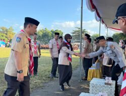 Kapolsek Lingsar Pastikan HUT Pramuka ke-64 Aman