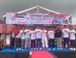 Kapolres Luwu Utara AKBP Nugraha Pamungkas Bersama Bupati dan Forkopimda Meriahkan Sepeda Santai HUT ke-80 RI