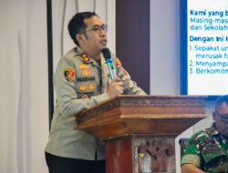 Himbauan Kapolres Luwu utara agar siswa tidak ikut serta lakukan aksi unjuk rasa