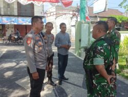 Kapolsek Gunungsari dan Koramil Matangkan Rencana Patroli Gabungan