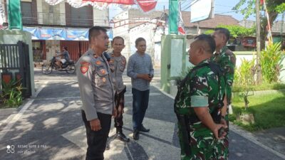 Kapolsek Gunungsari dan Koramil Matangkan Rencana Patroli Gabungan