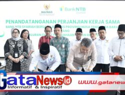 Bank NTB Syariah dan Baznas NTB Jalin Kerja Sama Strategis Penyaluran Dana Zakat Rp 7,2 Miliar